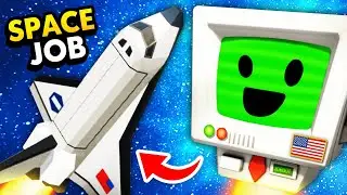 NEW Launching JOB BOT INTO SPACE With SECRET ROCKET (Job Simulator VR Funny Gameplay)