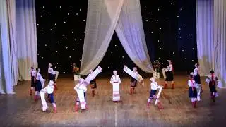ТАНОК З РУШНИКАМИ на Отчётном РАДУГИ и РАДОСТИ - 2017 - Народный ансамбль танца РОВЕСНИК, г. Днепр