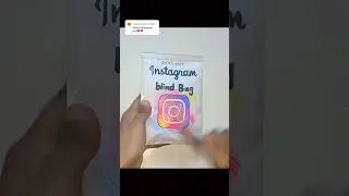 Instagram blind bag #instagram #blindbag #unboxing #asmr #paperdiy #shorts #papersquishy #squishy