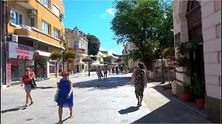 20, Bulgaria Burgas WALK, Where to Eat and Shop, City Center, ASMR
