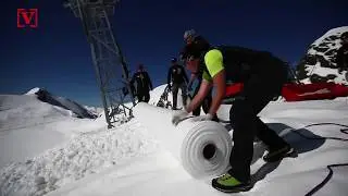 Ski Resort Decides to Cover Its Slopes to Keep Glacier From Melting