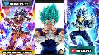 GLOBAL 6th ANNIVERSARY LR MUI GOKU SUMMONS! PART 2! Dragon Ball Z Dokkan Battle