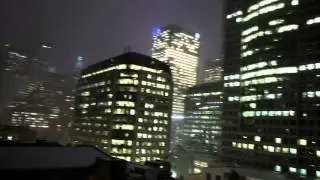Downtown Toronto Panoramic Winter View