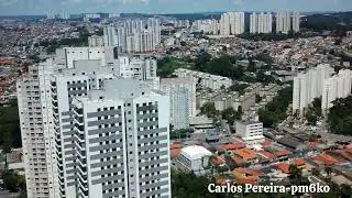 Voo de drone  zona oeste de São Paulo, Taboão da Serra,  São Paulo e Morumbi Vila Sônia e pinheros