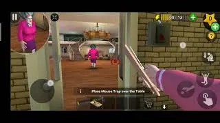 Scary Teacher 3D: How to place mouse trap over the table.