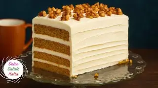 Torta di Carote (Carrot Cake) a Strati con Crema al Mascarpone