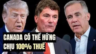 TT Trump cảnh b&aacute;o sẽ &aacute;p thuế 100% l&ecirc;n Canada li&ecirc;n quan đến c&aacute;c thỏa thuận thương mại với Trung cộng