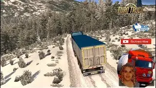 Euro Truck Simulator 2 (1.34) Frosty Winter Weather Mod v7.1 Grand Utopia map v1.3 + DLC's & Mods