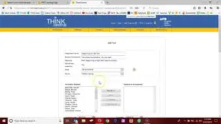 Creating Assessments in ThinkCentral