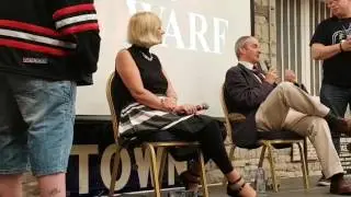 Red dwarf panel at Swindon comicon 4 June 2017
