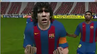 PES 6 Master League 2004&ndash;05 UEFA Champions League Final Milan & Barcelona