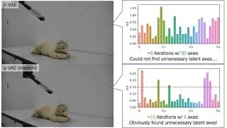 Sparse Representation Learning with Modified q-VAE towards Minimal Realization of World Model