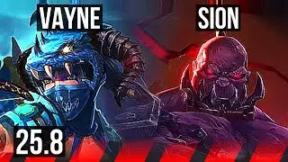 VAYNE vs SION (TOP) | 45k DMG | EUW Diamond | 25.8