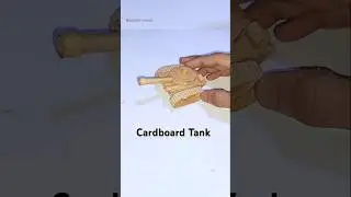 Mini Tank Made with Cardboard | Easy DIY Craft Idea #shorts #tank #craft #diy #cardboardcraft