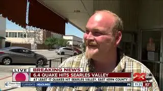 6.4 earthquake hits near Searles Valley