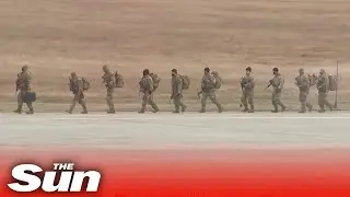 Hundreds of U.S troops land in Poland amidst Ukraine crisis