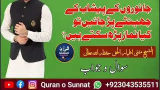 Najasat Waly Kapron Men Namaz ? ||حلال جانوروں کا پیشاب کپڑوں پر لگ جائے تو نماز کا کیا حکم ہے