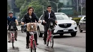 The use of bicycles draws safety concerns in Mexico City