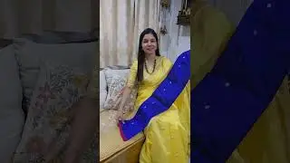 CHANADERI  katan SILK AND CHANDERI pattu silk saree #housequeen 