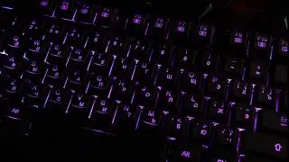 Пример подсветки Redragon Harpe