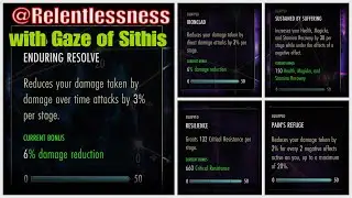 ESO The Best CP setup for Gaze of Sithis On Werewolf For PvP
