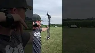 SLOW MO Bow Shot! 🏹🔥 #shorts
