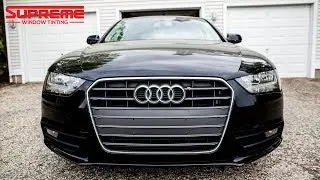 Window Tinting an 2013 Audi A4 with 35% tint