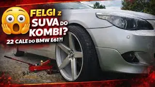 22 CALOWE FELGI NAŁOŻONE NA BMW E61 E60.