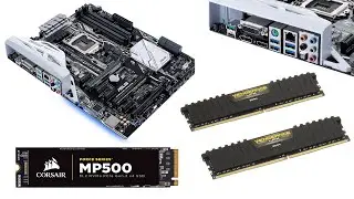 Asus prime Z270-A CPU RAM MP500 M.2 Installation