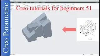 Creo parametric tutorials for beginners|creo|proE|tutorial-51