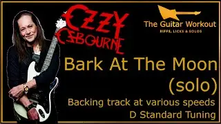 The Guitar Workout - Ozzy Osbourne - Bark At The Moon (D Standard Tuning)
