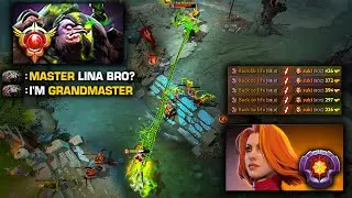Master Tier Lina Vs Grandmaster Tier Pudge Mid | Pudge Official