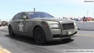 INSANE Rolls Royce Ghost Burnout