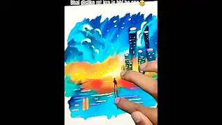 Neon Reboot: A Digital Awakening #art #digitalart how to paint