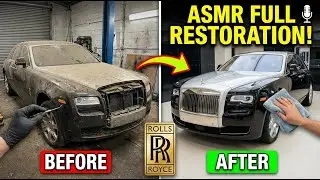 Asmr Car Restoration! Full Restoration of a ROLLS ROYCE GHOST from Total Disrepair to Looking New