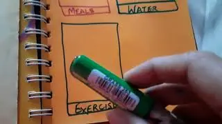 HOW TO MAKE HEALTH TRACKER JOURNAL BULLET JOURNALING STEP BY STEP
