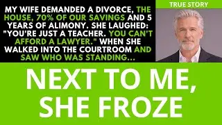 My wife wanted a divorce and laughed ’cause I had no lawyer – but in court, she froze...