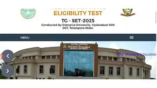 TG SET 2025 OFFICIAL WEBSITE LINK NOTIFICATION INFO ALL TOPICS