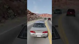 SILVER CAR vs MEGA RAMP! ✈️💀 Extreme Jump #BeamNG