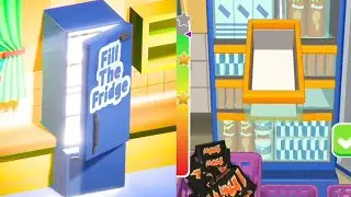 Fill The Fridge Gameplay Android iOS Games #2 #fillthefridge #restock #asmr #newgame