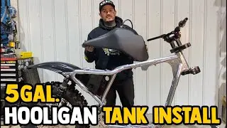 Hooligan Sportster 5gal Gas Tank Install