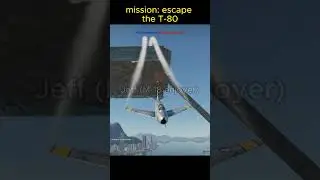 mission escape the T 80  #warthunder #warthunderplane #gaming #missionimpossible #t80 #f86