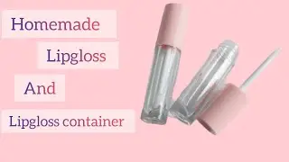 How to make homemade liploss 💋 💄 👄 and liploss container with waste material  🌹 💐 