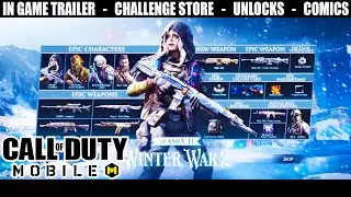 Call of Duty Mobile Battle Pass Season 11 Winter War 2, Intro, Unlocks, Challenge Store, Comics CODM