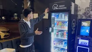 Best Vending Machine To Buy 2025🔥The Haha AI Smart Vending Fridge!!!( Vending Machine journey)🍫🍬🍭
