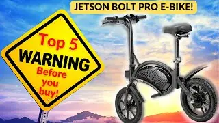 Top 5 things you should know about Jetson Bolt Pro folding Electric Bike (E-bike!) 🚴&zwj;♀️ 🚴&zwj;♀️