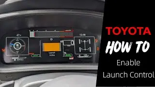Как включить Launch Control в Toyota GR Corolla 2025 года (автомат)