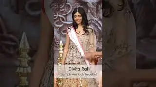 Miss Diva 2022 Divita Rai during Miss India #divitarai #missindia #missdiva