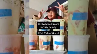 Custom Ice Cream for My Family | Homemade Ice Cream Gifts 🍨