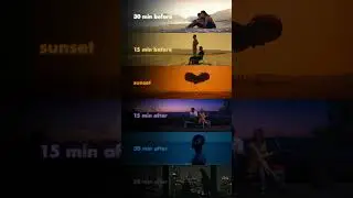 From golden hour to blue hour in movies